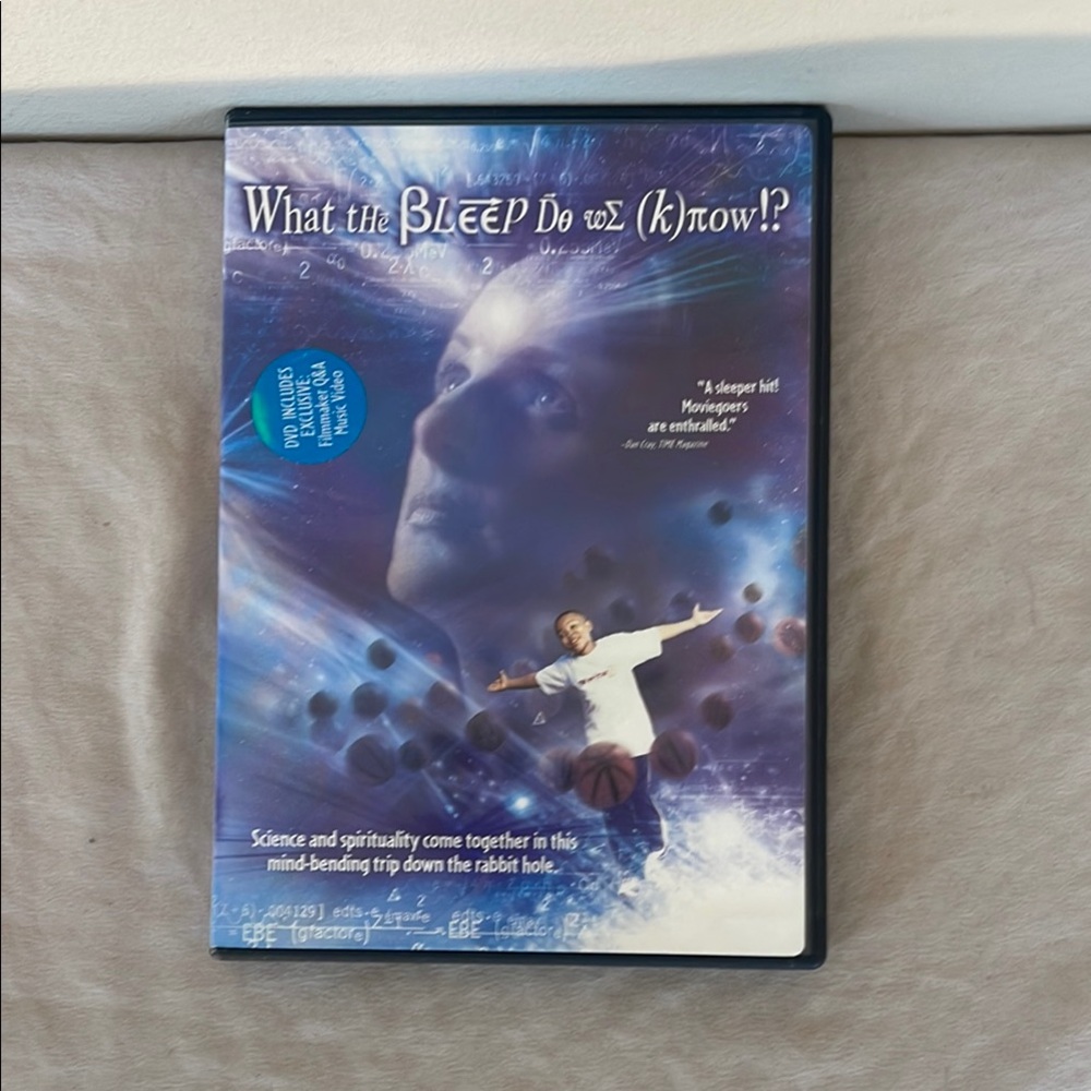 ⭐️ What the BLEEP Do We Know!? DVD 2004 Fox Home Video Movie Family Film